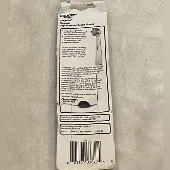 Oral-B Precision Clean 5-pk NWT + Equate (pk of 2) Replacement Toothbrush Heads - Picture 7 of 7